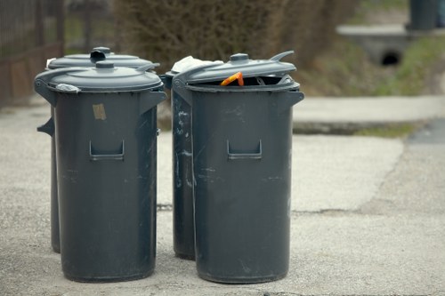 Professional waste management team