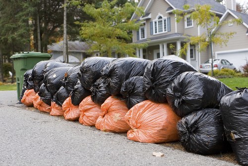 Eco-friendly waste disposal from garden clearance