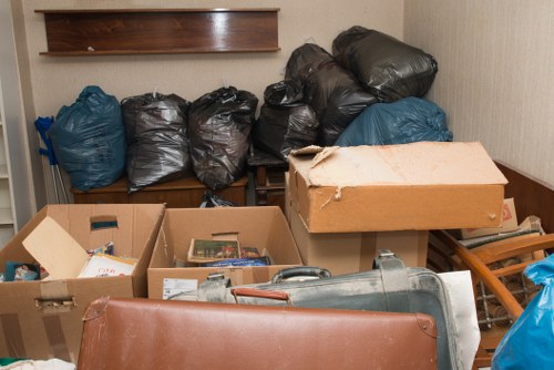Recycling materials from loft clearance